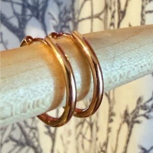 Spark*l 22mm Hoop Earrings in Rose Gold